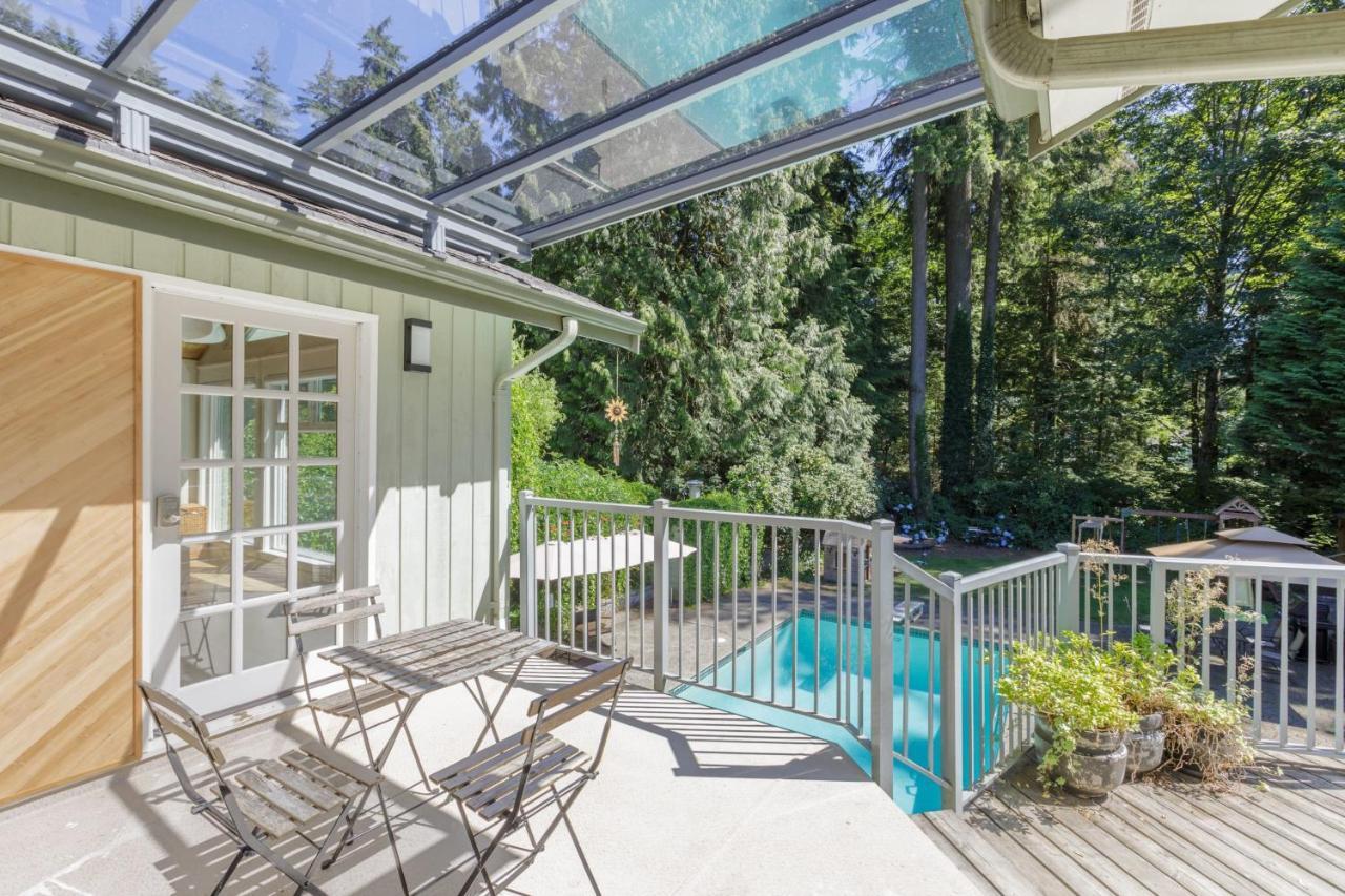 Beautiful Villa With Heated Pool Hot Tub By Forest North Vancouver Exterior foto